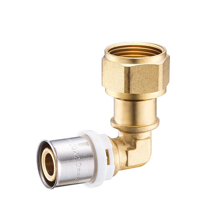 SY05-010 Female Union Elbow 90° Multilayer Press Fitting